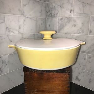 Vintage 1969 Corning Ware Yellow Baking Dish